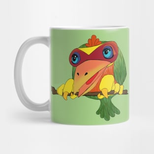 Weird colorful parrot Mug